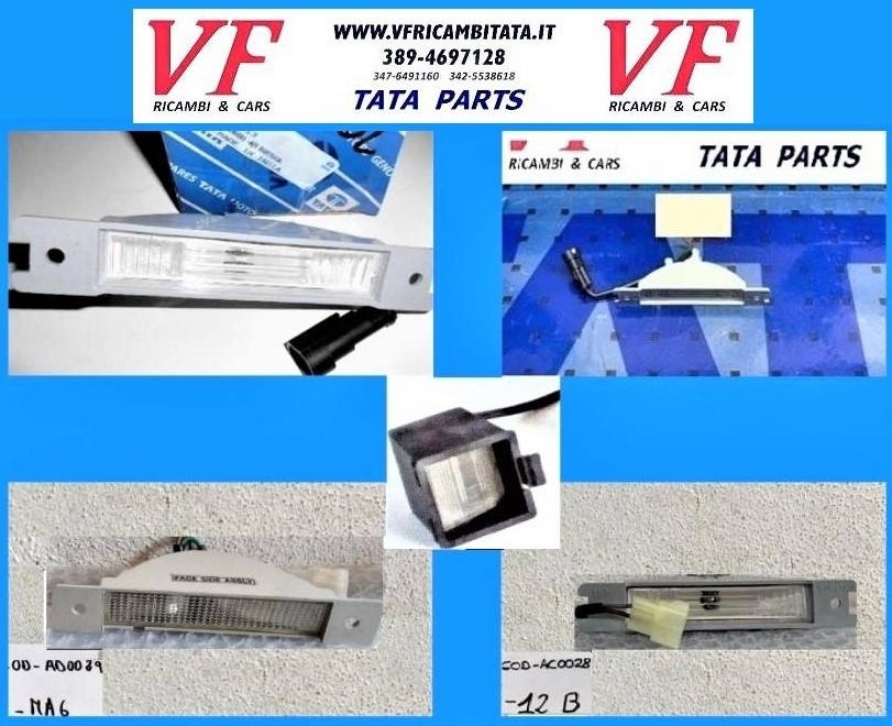 SAFARI - TELCOLINE - XENON : FANALINO TARGA POSTERIORE - COD-T0091-TRV93