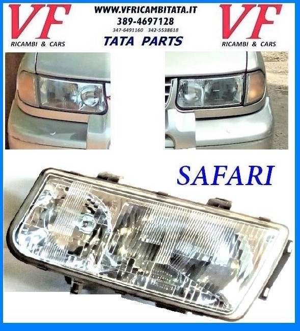 SAFARI - TELCOLINE - XENON : FARO ANTERIORE DX SX - COD-T0092-52E