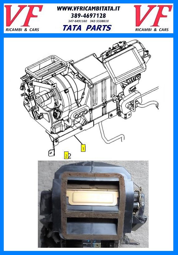SAFARI - TELCOLINE - XENON : RISCALDATORE - GRUPPO VENTOLA - COD-A0003-32B