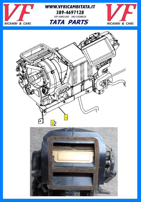 SAFARI - TELCOLINE - XENON : RISCALDATORE - GRUPPO VENTOLA - COD-A0003