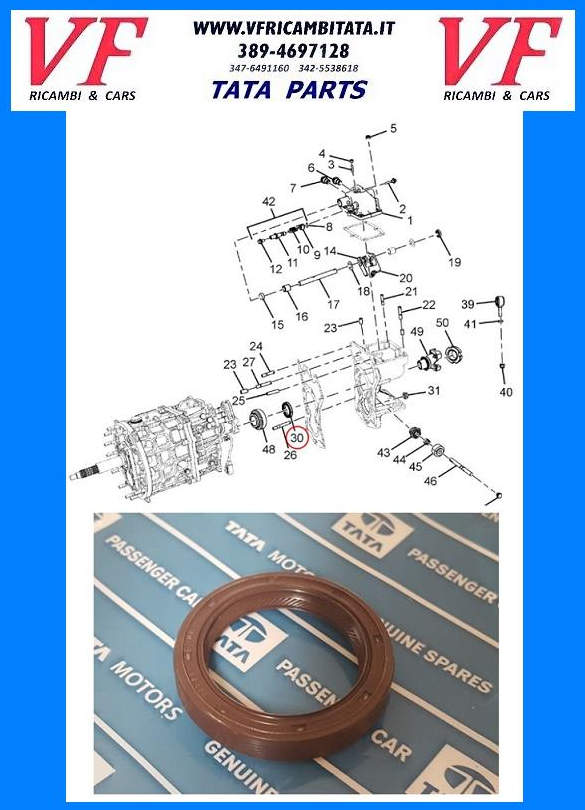 SAFARI - TELCOLINE - XENON : PARTS CAMBIO - PARAOLIO 4X4 - COD-R0090-7C