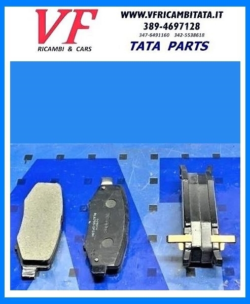 TATA ARIA : KIT 4 PASTIGLIE FRENI POSTERIORI - COD-F0003-21C