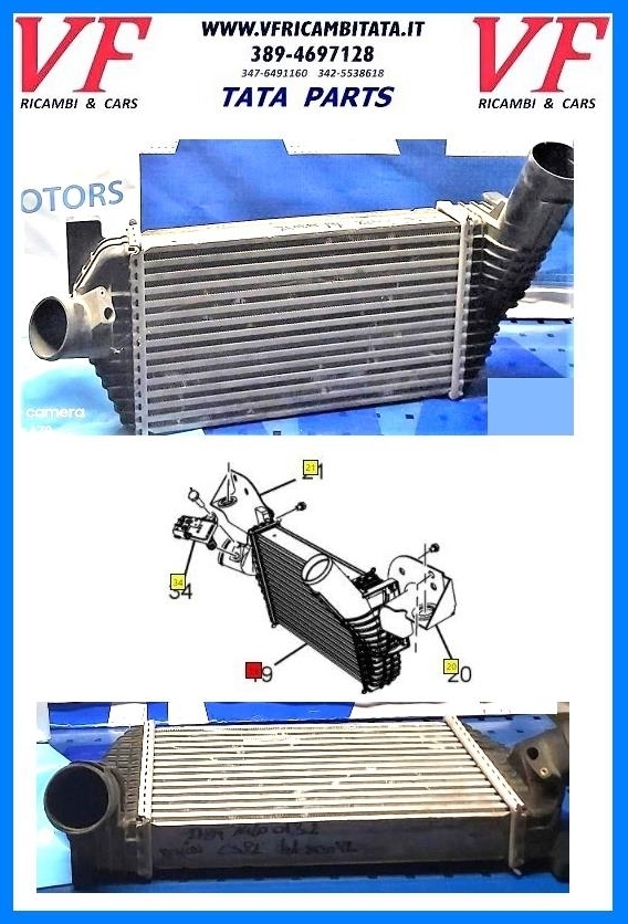 TATA ARIA : INTERCOOLER - COD-B0048-47B