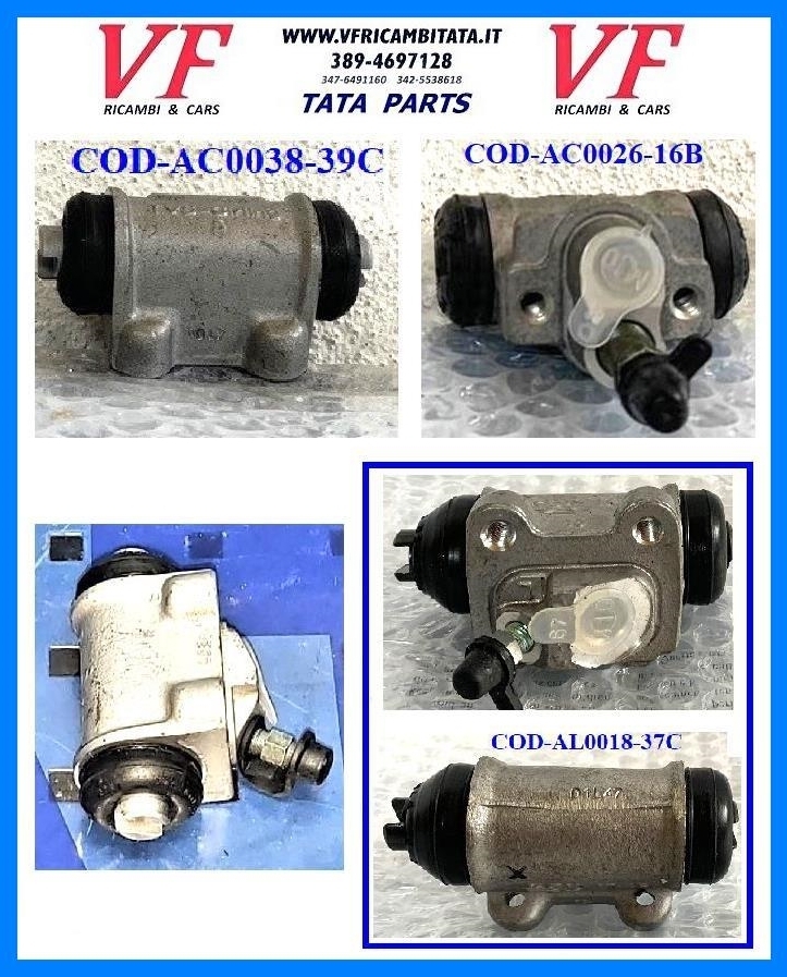 SAFARI - TELCOLINE - XENON : CILINDRETTO FRENO POSTERIORE - COD-M0038-37B-TRV55