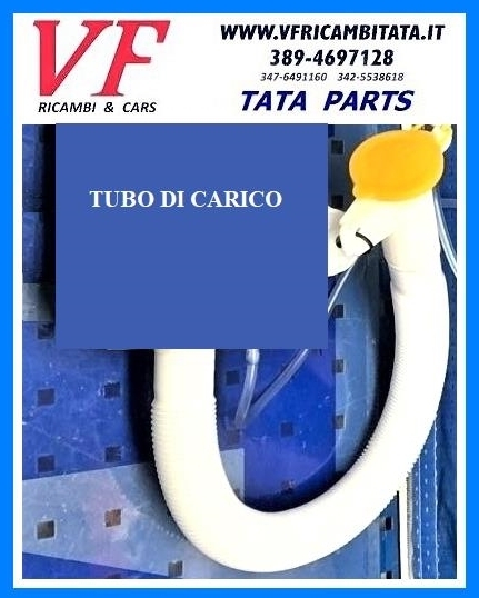 SAFARI - TELCOLINE - XENON : VASCHETTA TERGICRISTALLI - TUBO DI CARICO - COD-VSF0016-REV