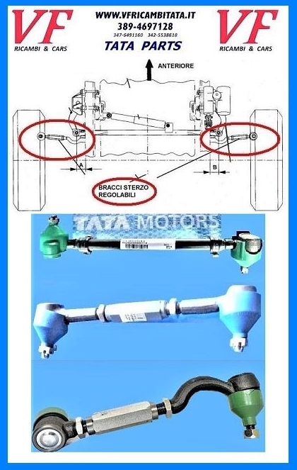 SAFARI - TELCOLINE - XENON : BRACCETTO TIRANTE STERZO - COD-M0055-TRV14