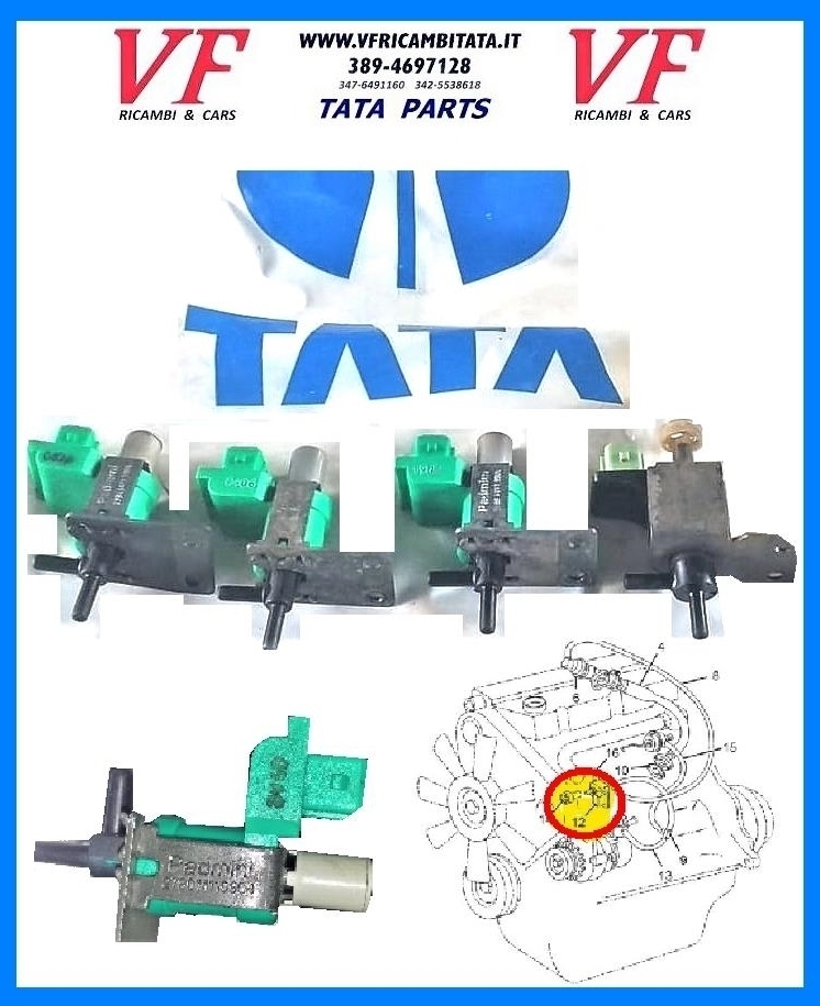 SAFARI - TELCOLINE - XENON : EGR - POMPA GASOLIO 2.0 - VALVOLA SOLENOIDE - COD-V0085