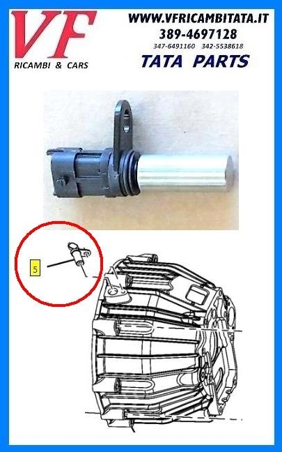 SAFARI - TELCOLINE - XENON : SENSORE GIRI ALBERO MOTORE - COD-T0002-24B