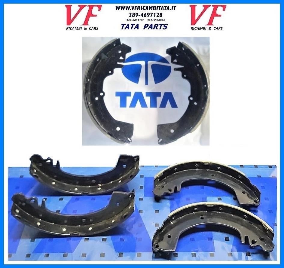 TATA VISTA : FRENI POSTERIORI - KIT 4 GANASCE - COD-F0074-22B