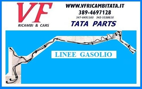 TATA VISTA : TUBAZIONI GASOLIO - LINEE MADRI - COD-AH0064-REV