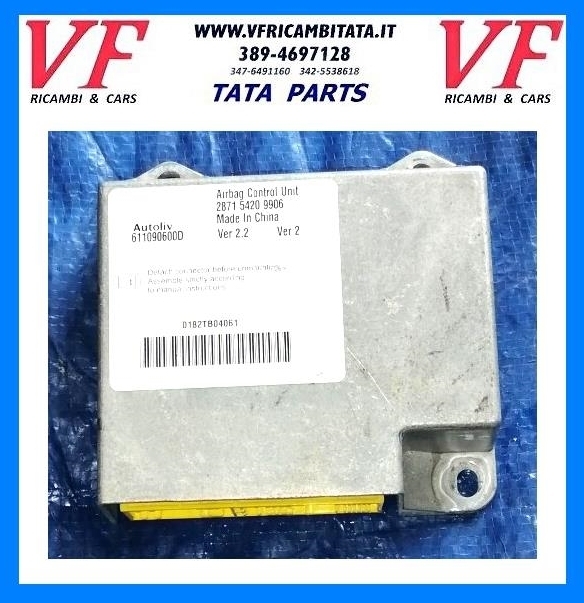 TATA VISTA : CENTRALINA GESTIONE AIRBAG - COD-AH0028-REV