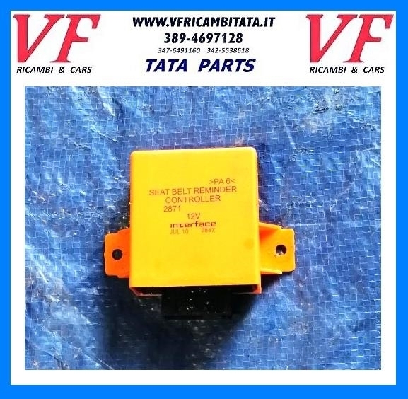 TATA VISTA : CINTURE DI SICUREZZA - RELE' CONTROLLO - COD-AF0038-REV