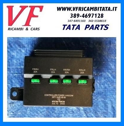 TATA VISTA : ALZAVETRO - CENTRALINA CONTROLLO VETRI - COD-F0083-27B COD-AH0037-REV