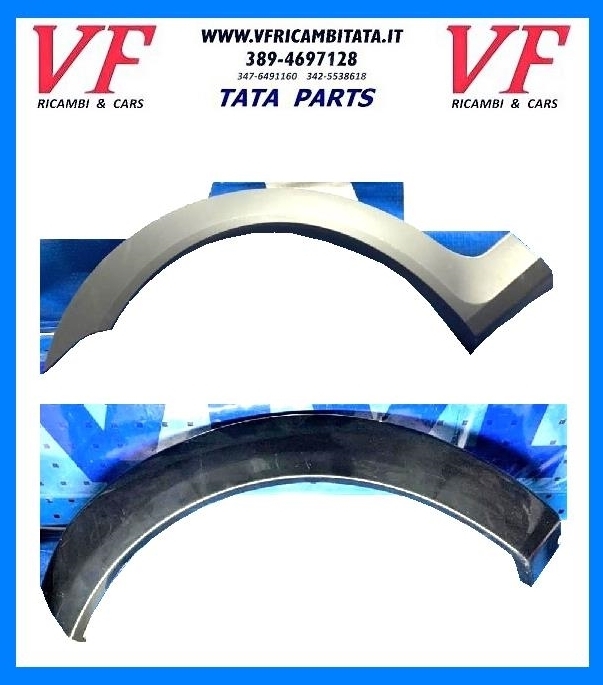 INDICA - INDIGO : PARAFANGO DX SX - PROFILO IN PLASTICA - COD-N0059-11C-TRV197  COD-E0042-12A