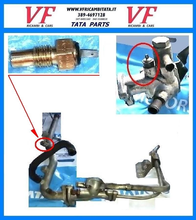 SAFARI - TELCOLINE - XENON : TERMOSTATO  - TRASDUTTORE TEMPERATURA - COD-T0078-TRV4 Q0041-24B