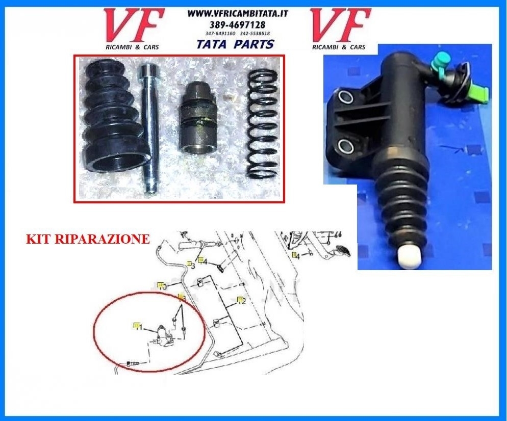 TATA VISTA : CILINDRETTO FRIZIONE - COD-F0066-39B