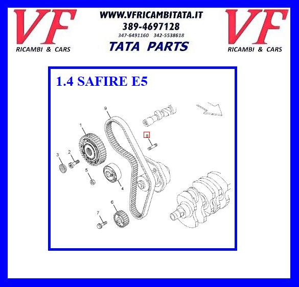 TATA VISTA : KIT DISTRIBUZIONE - COD-VSF01001