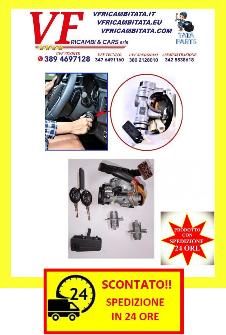SAFARI - TELCOLINE - XENON : KIT IMPARIGLIO - BLOCCASTERZO - COD-3268-TRV228 - RICAMBIO NUOVO IN OFFERTA CON SPEDIZIONE IN 24 ORE