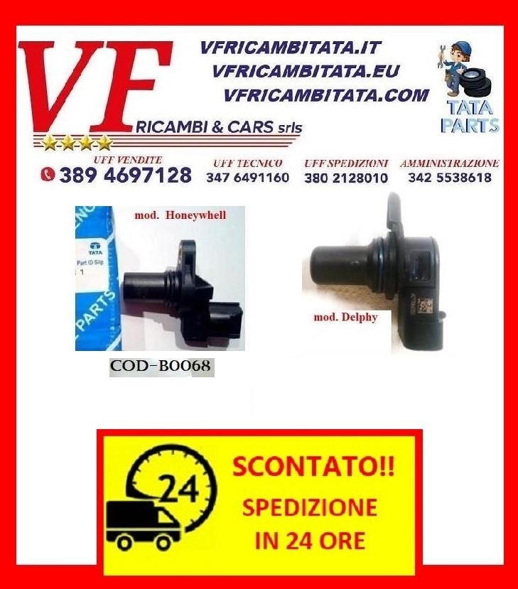 SAFARI - TELCOLINE - XENON : SENSORE FASE ALBERO CAMMES HONEYWELL - DELPHI - COD-B0068-TRV3 - RICAMBIO CON SPEDIZIONE IN 24 ORE