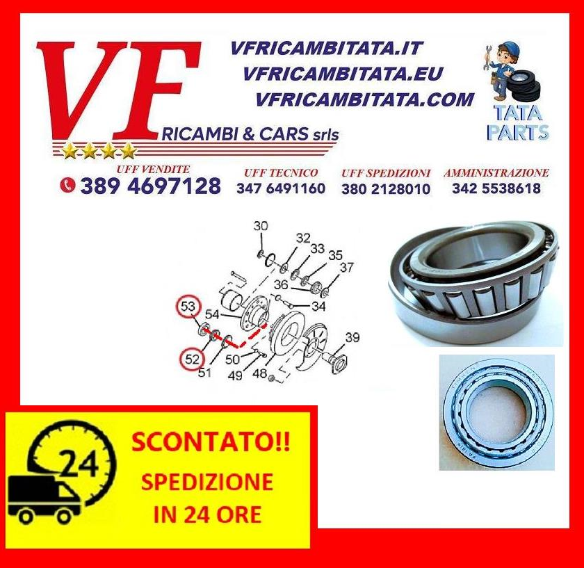 SAFARI - TELCOLINE - XENON : CUSCINETTO RUOTA INTERNO - COD-R0008-TRV13 - RICAMBIO CON SPEDIZIONE IN 24 ORE