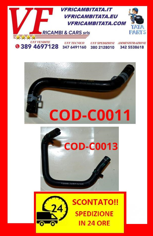 SAFARI - TELCOLINE - XENON : MANICOTTO VASCHETTA ESPANSIONE - COD-C0013-3B-TRV258 COD-C0011-6B-TRV250 - RICAMBIO IN OFFERTA CON SPEDIZIONE IN 24 ORE
