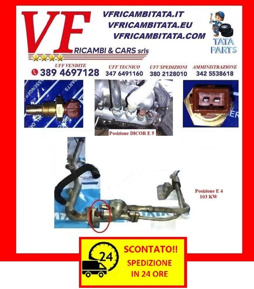 SAFARI - TELCOLINE - XENON : TERMOSTATO - SENSORE TEMPERATURA ACQUA - COD-Q0043-24B - COD-T0078-24B-TRV273 - RICAMBIO IN OFFERTA SPEDIZIONE IN 24 ORE