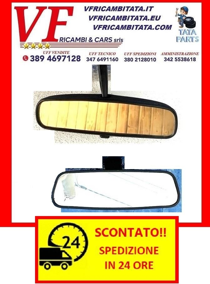 TATA VISTA : RETROVISORE INTERNO - COD-AF0007-BIS - COD-AG0035-REV - RICAMBIO IN OFFERTA SPECIALE SPEDIZIONE IN 24 ORE