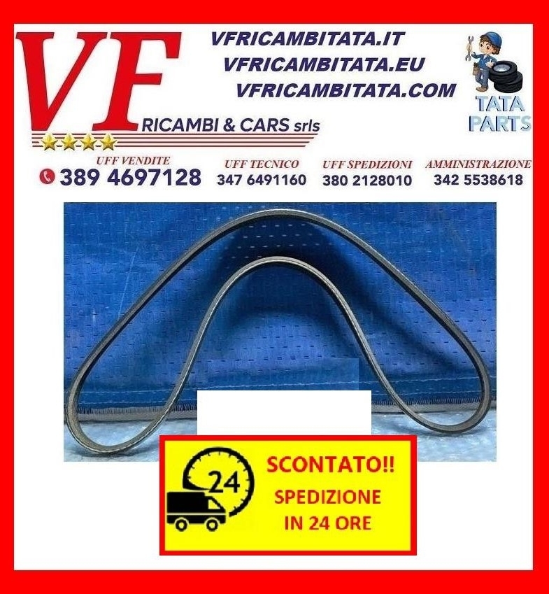 TATA VISTA : CINGHIA SERVIZI - ALTERNATORE -  ARIA CONDIZIONATA - COD-AC0055-MI7 - COD-L0026 -TRV189 -  PRODOTTO IN OFFERTA SPEDIZIONE 24 ORE