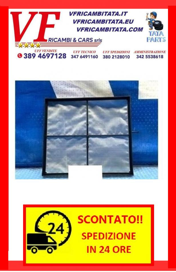 TATA VISTA : FILTRO ANTIPOLLINE - COD-G0019 / TRV72 - RICAMBIO IN OFFERTA CON SPEDIZIONE IN 24 ORE