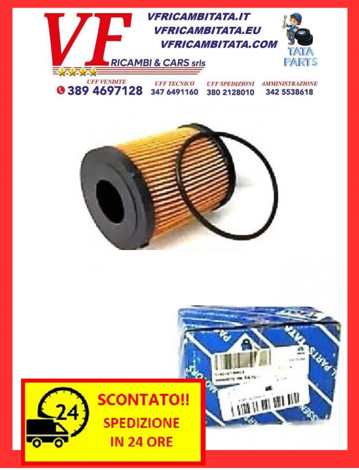 INDICA - INDIGO : FILTRO OLIO- COD-L0007-9A - RICAMBIO IN OFFERTA SPEDIZIONE IN 24 ORE