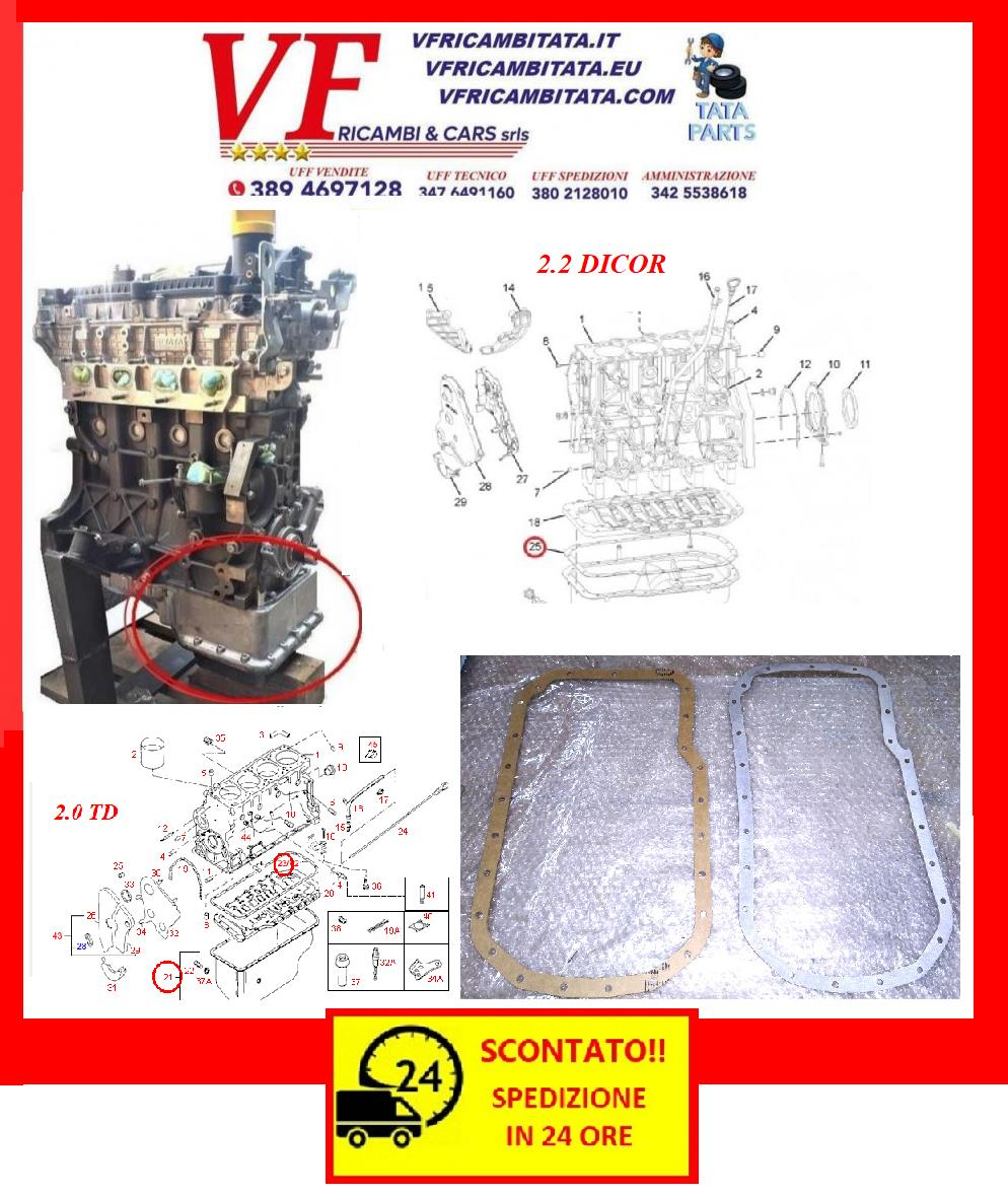 SAFARI - TELCOLINE - XENON : COPPA OLIO MOTORE - GUARNIZIONE - COD-M0029-TRV23 - RICAMBIO IN OFFERTA CON SPEDIZIONE IN 24 ORE