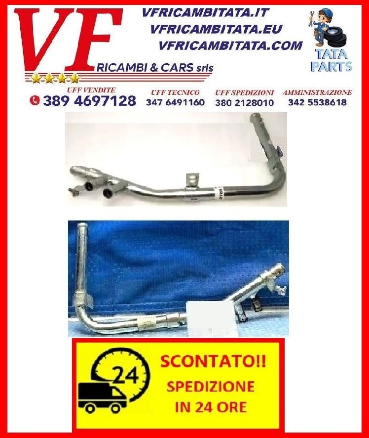 TATA ARIA : TUBAZIONE RITORNO RADIATORE - COD-B0082-TRV145