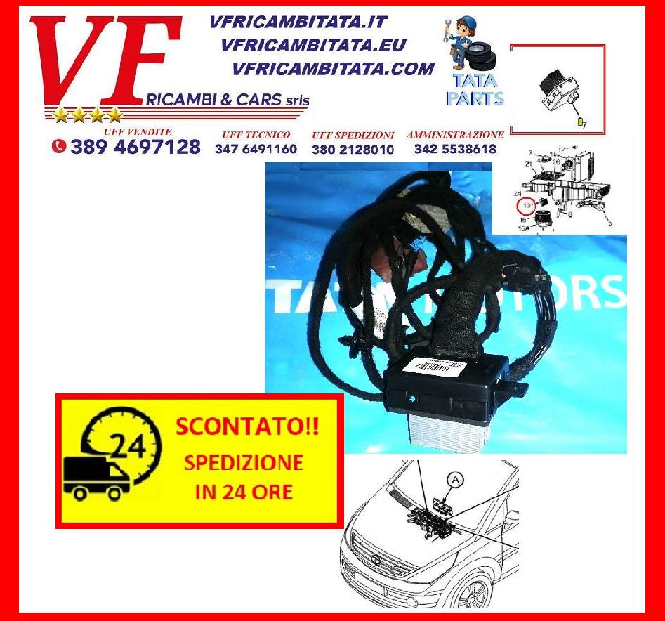 TATA ARIA : RESISTORE VENTOLA MODULO VELOCITA' - COD-VSF0040-REV-TRV304
