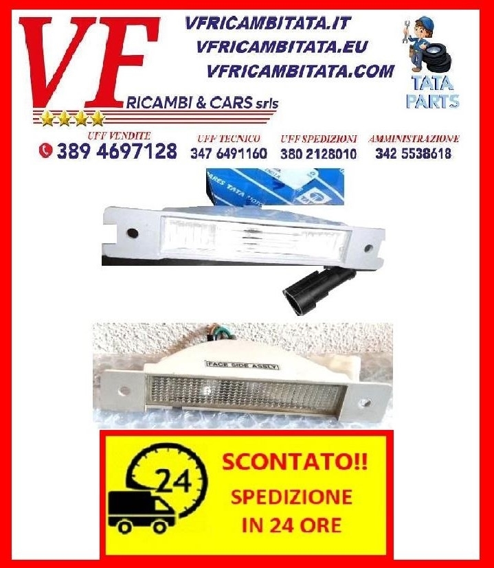 INDICA - INDIGO : FANALINO TARGA POSTERIORE - COD-AC0028 - COD-E0015 - COD-AD0029