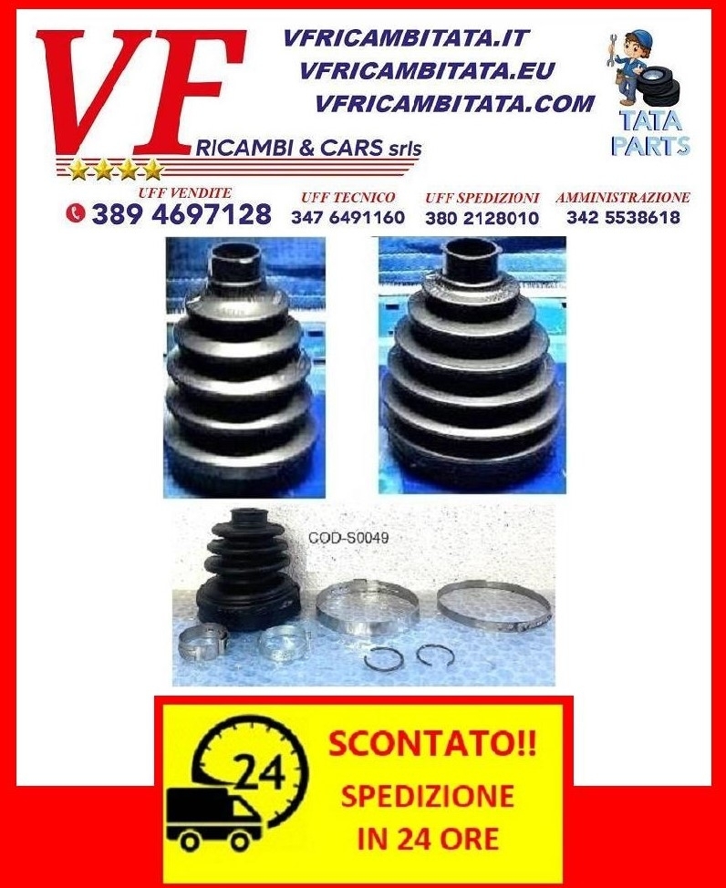 INDICA - INDIGO : SEMIASSE - KIT CUFFIA DX SX - COD-L0037