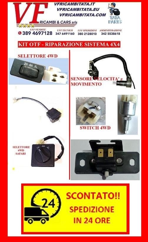 SAFARI - TELCOLINE - XENON : SISTEMA 4X4 - KIT OTF - RIPARAZIONE 4X4 - COD-BE0040-TRV368