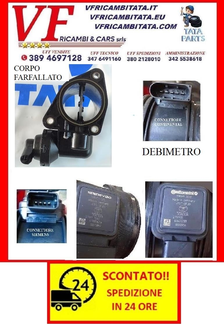 SAFARI - TELCOLINE - XENON : DEBIMETRO 2.2 - 3.0 DICOR - CORPO FARFALLATO - COD-V0065-TRV1 - RICAMBIO IN OFFERTA CON SPEDIZIONE IN 24 ORE (SUL NUOVO)