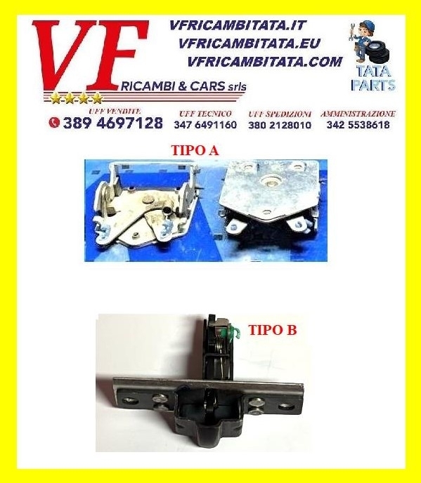 SAFARI - TELCOLINE - XENON : CASSONE - SPONDA - SERRATURA - COD-H0008-14C