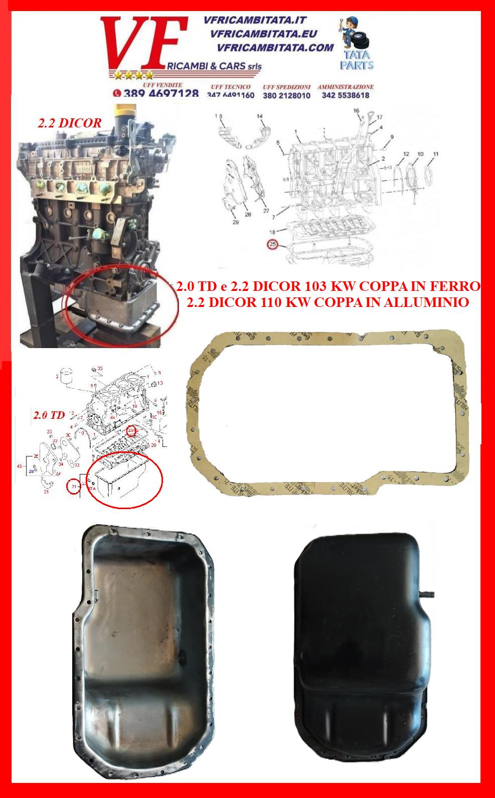 SAFARI - TELCOLINE - XENON : COPPA OLIO MOTORE - GUARNIZIONE - COD-M0029-TRV23 - RICAMBIO IN OFFERTA CON SPEDIZIONE IN 24 ORE