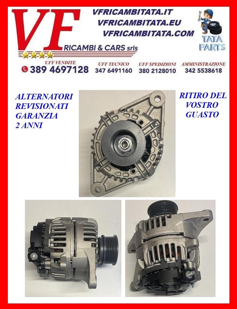 SAFARI - TELCOLINE - XENON : ALTERNATORE 2.2 - 3.0 DICOR - COD-S0100-50C-D - RICAMBIO IN OFFERTA CON SPEDIZIONE IN 24 ORE (PER IL NUOVO)