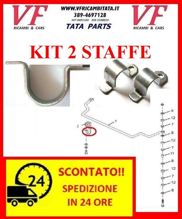 SAFARI - TELCOLINE - XENON : BARRA STABILIZZATRICE - STAFFE PER BOCCOLE SILENT - COD-T0033-42B-TRV274 - PRODOTTO IN OFFERTA CON SPEDIZIONE IN 24 ORE