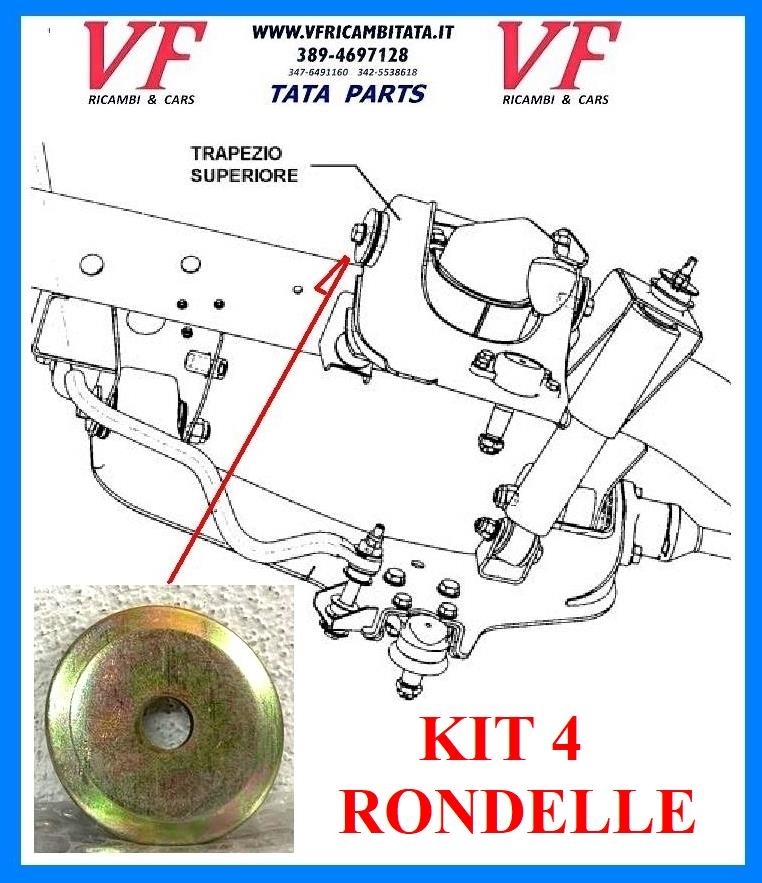 SAFARI - TELCOLINE - XENON : BRACCIO SOSPENSIONE - RONDELLA - COD-AB0044-MN10