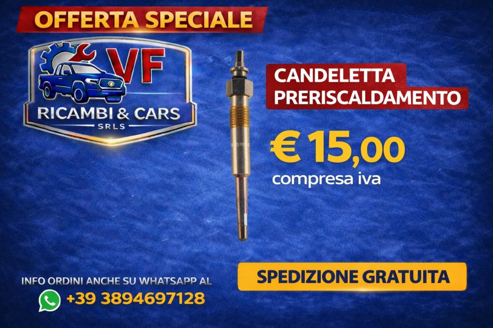 INDICA - INDIGO : CANDELETTA PRERISCALDAMENTO - COD-U0072-MR8