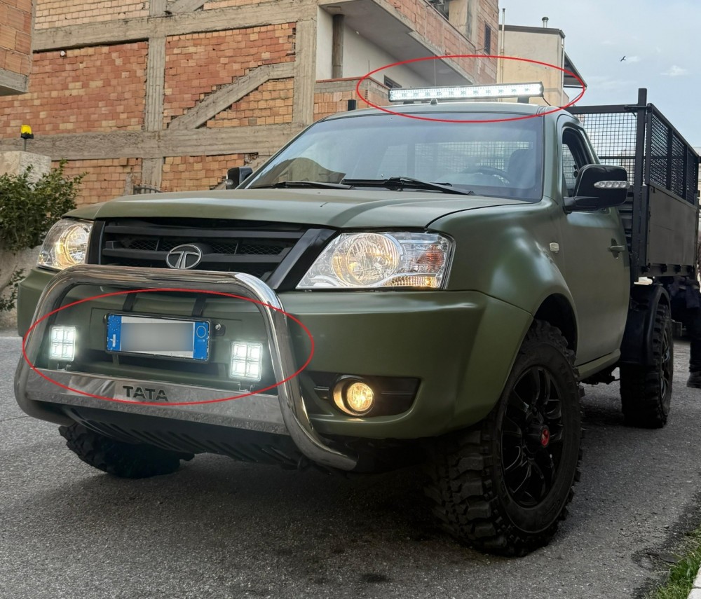 SAFARI - TELCOLINE - XENON : BARRA LED - FARI PROFONDITA' - MAG